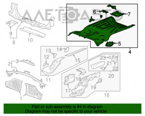 Capacul portbagajului Chevrolet Volt 16- pe caroserie