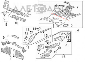 Capacul portbagajului Chevrolet Volt 16- pe caroserie