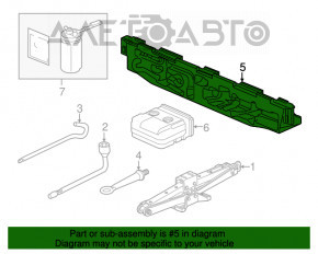 Пенопласт под инструмент Acura MDX 14-20