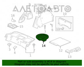 Пенопласт под инструмент Honda Civic X FC 16-21 4d