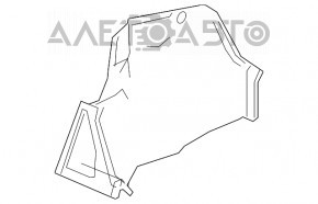 Capacul arcului drept Acura ILX 13-15