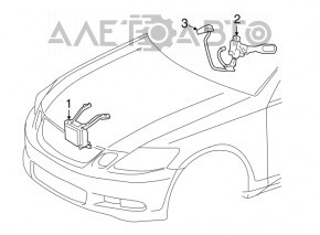 Управление круиз-контролем Lexus RX350 RX450h 16-22 тип 1