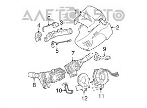 Подрулевой переключатель правый Toyota Avalon 05-12