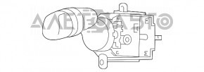 Подрулевой переключатель правый Toyota Camry v70 18-