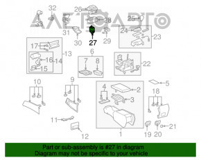 Кнопки управления подогревом Lexus LS460 LS600h 07-12