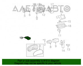 Butonul de deschidere a capacului rezervorului de combustibil pentru Lexus RX300 RX330 RX350 RX400h 04-09