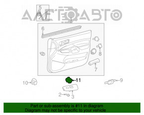 Controlul geamului electric din partea dreapta față Toyota Avalon 05-12