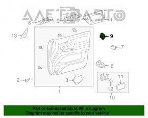 Butonul de deschidere a capacului portbagajului pentru Lexus RX300 RX330 RX350 RX400h 04-09