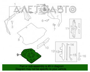 Spumă de polistiren pentru instrumentul Nissan Sentra 13-19