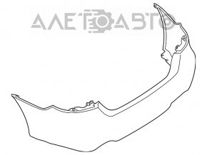 Бампер задний голый Nissan Maxima A36 16-18 дорест под парктроники новый OEM оригинал