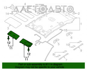 Capota dreapta Hyundai Tucson 16-20 gri, fara cârlig, fara gaura