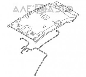 Acoperirea tavanului Hyundai Tucson 16-20 fără plafon panoramic, gri