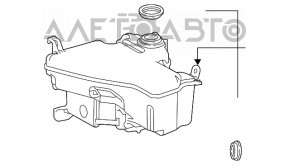 Rezervorul de spălare a parbrizului pentru Lexus IS 14-20, nou, original OEM