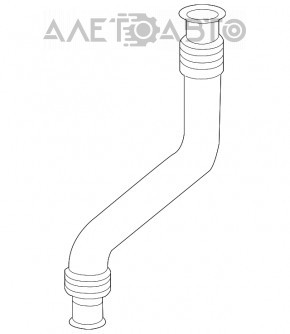 Duza gatului stergatorului parbrizului jos Toyota Highlander 14-19 nou OEM original