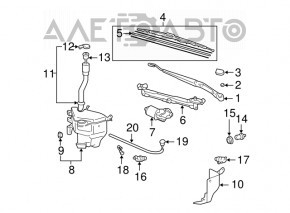 Датчик уровня жидкости бачка омывателя Lexus RX300 98-03 OEM