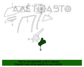 Мотор стеклоподъемника задний левый Lexus ES300h ES350 13-18