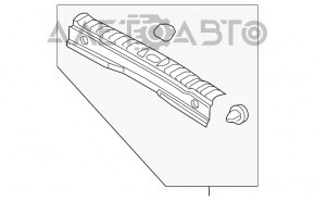 Capacul portbagajului Hyundai Tucson 16-20