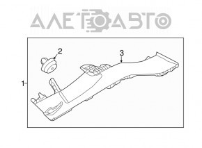 Capac spate dreapta pentru Hyundai Tucson 16-20, gri.