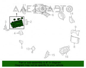 Magnetofon radio Toyota Sienna 11-14 zgâriat, cromul s-a exfoliat de pe butonul de volum.