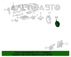 Difuzor spate stânga JBL Toyota Highlander 14-19