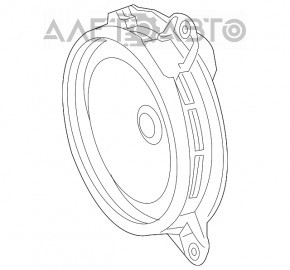 Difuzor spate stânga Toyota Prius V 12-17