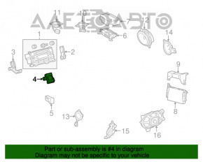 Modul de control multimedia Toyota Sienna 11-20