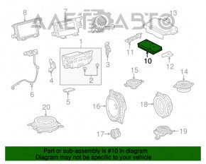 Amplificatorul Lexus ES300h ES350 13-18 pioneer