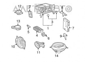 Amplificator Lexus LS460 LS600h 07-12