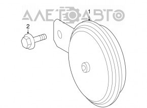 Semnalizatorul dreapta Toyota Rav4 13-18 high