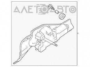 Matura trapezoidală cu motor spate pentru Subaru XV Crosstrek 13-17.