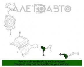 Senzor airbag dreapta spate Mitsubishi Eclipse Cross 18-