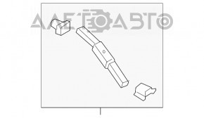 Montare aripa stângă a bara frontală Hyundai Tucson 16-18 pre-restilizare.