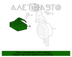 Controller, vehicle approaching speaker Toyota Prius V 12-17