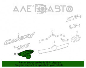 Камера заднего вида Toyota Camry v50 12-14 usa