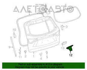 Camera de vizionare spate pentru Toyota Highlander 14-