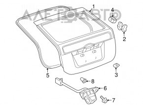 Camera de vizionare spate pentru Toyota Prius 2004-2009