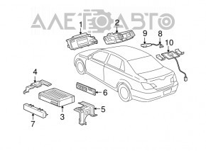 Управление дисплеем Toyota Avalon 05-12