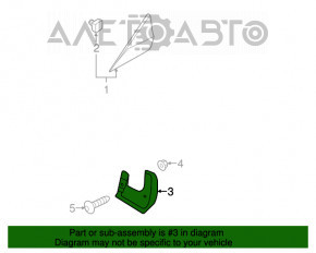 Bara de noroi față stânga Hyundai Elantra UD 11-16, nouă, originală OEM.