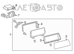 Antena GPS pentru Lexus RX350 RX450h 16-22