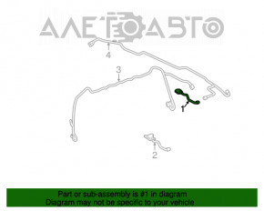 Antena pe acoperișul mașinii Toyota Sienna 11-17