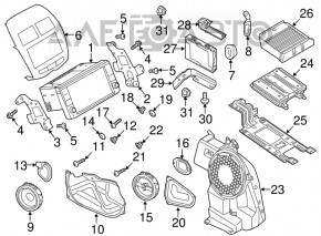 Magnetofon radio Mitsubishi Eclipse Cross 18-