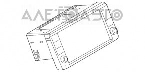 Magnetofon radio Mitsubishi Eclipse Cross 18-