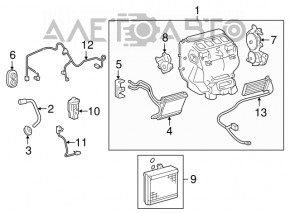 Arzătorul asamblat pentru Toyota Camry v50 12-14 SUA