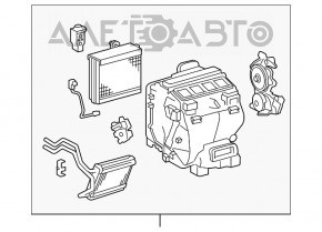 Печка в сборе Lexus ES350 07-12