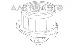 Motorul ventilatorului de încălzire Toyota Solara 04-08