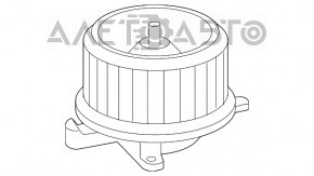 Мотор вентилятор печки Lexus GS300 GS350 GS430 GS450h 06-11