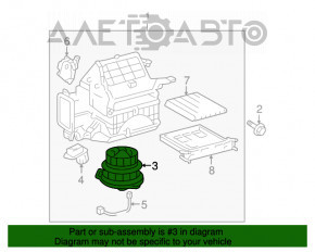 Motorul ventilatorului de încălzire Toyota Prius 20 04-09