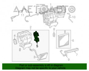 Actuatorul motorului care acționează încălzirea și aerul condiționat pentru Toyota Sienna 11-20