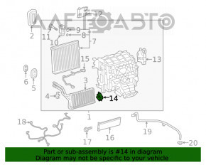 Актуатор моторчик привод печки кондиционер Lexus RX350 RX450h 16-22