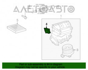 Motorul actuatorului pentru ventilarea cuptorului de aer condiționat al modelului Lexus CT200h 11-17, nou, original OEM.